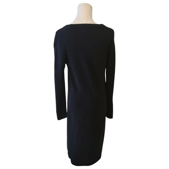J. Crew Black Super Soft Sweater Dress Size Small - Picture 5 of 6
